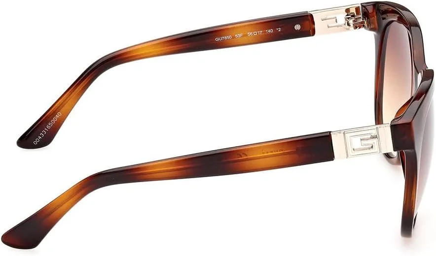 عینک آفتابی زنانه GUESS مدل GU785053F56 با محافظت در برابر اشعه UV، رنگ بلوند هاوانا، سایز 56 میلی متر عینک آفتابی زنانه GUESS مدل GU785053F56 با محافظت در برابر اشعه UV، رنگ بلوند هاوانا، سایز 56 میلی متر