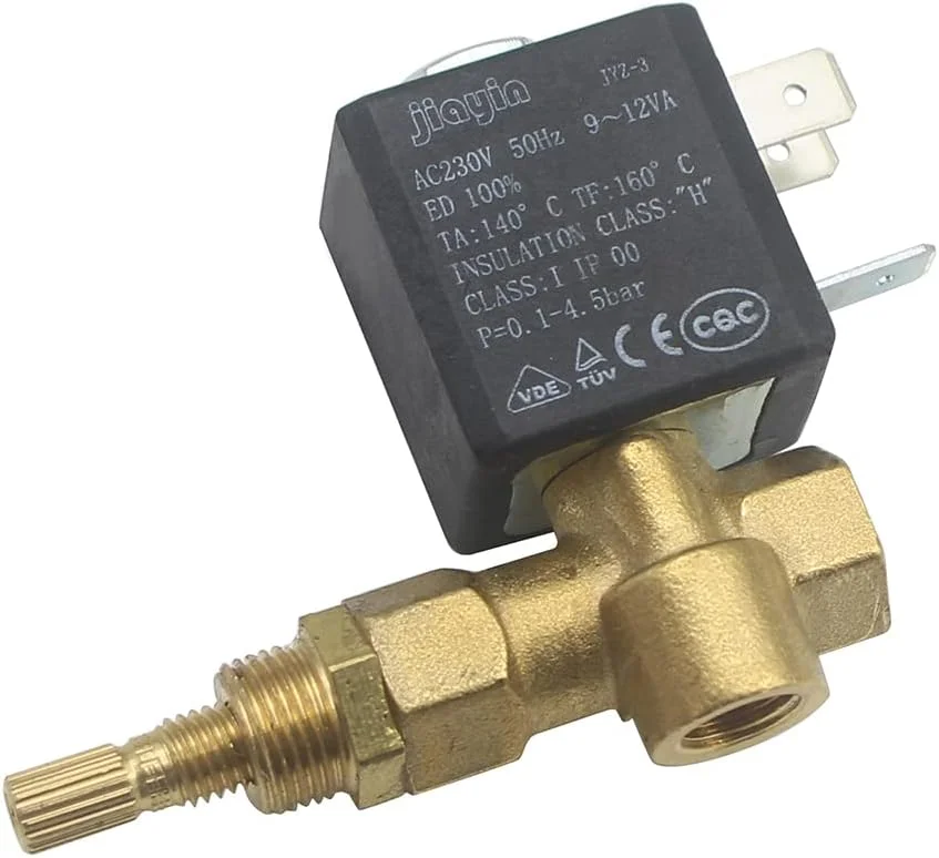 شیر برقی الکترومغناطیسی فشار قوی آب، گاز، بخار و اتو JIAYIN JYZ-3 AC230V G1/8" JYZ-3، شیر کنترل آتش، نوع 2 طرفه