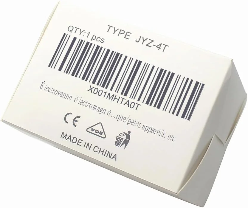 شیر برقی الکترومغناطیسی دیافراگمی 2/2 راهه آب، گاز و بخار Jiayin JYZ-4T AC 230V G1/8 اینچ برای اتوهای برقی/لوازم کوچک و غیره