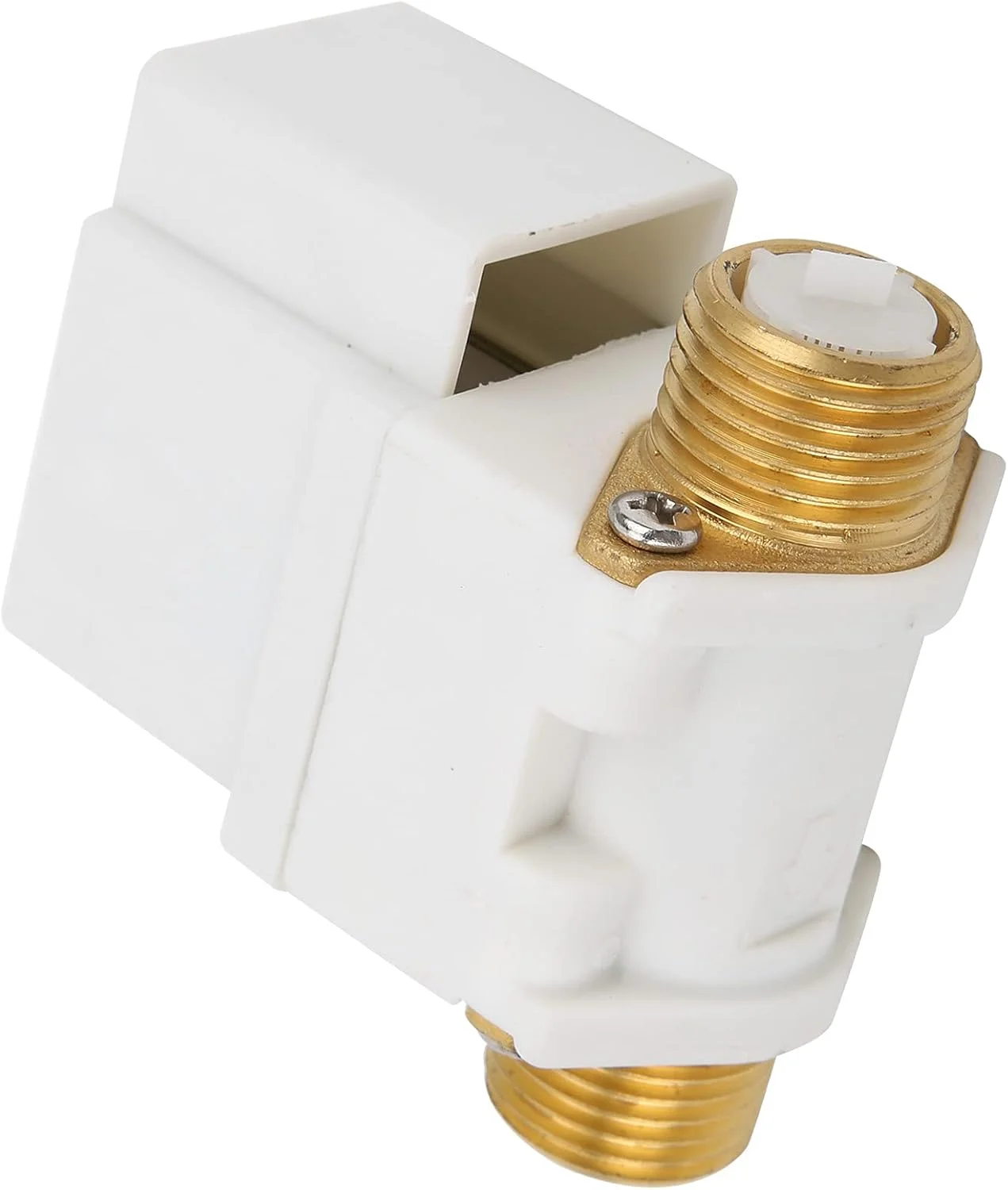 شیر الکترومغناطیسی AC220V با رابط رزوه G1/2، دارای فیلتر جداشدنی، شیر برقی ورودی آب برنجی استیل ضد زنگ، سوئیچ ورودی برقی نرمالی بسته