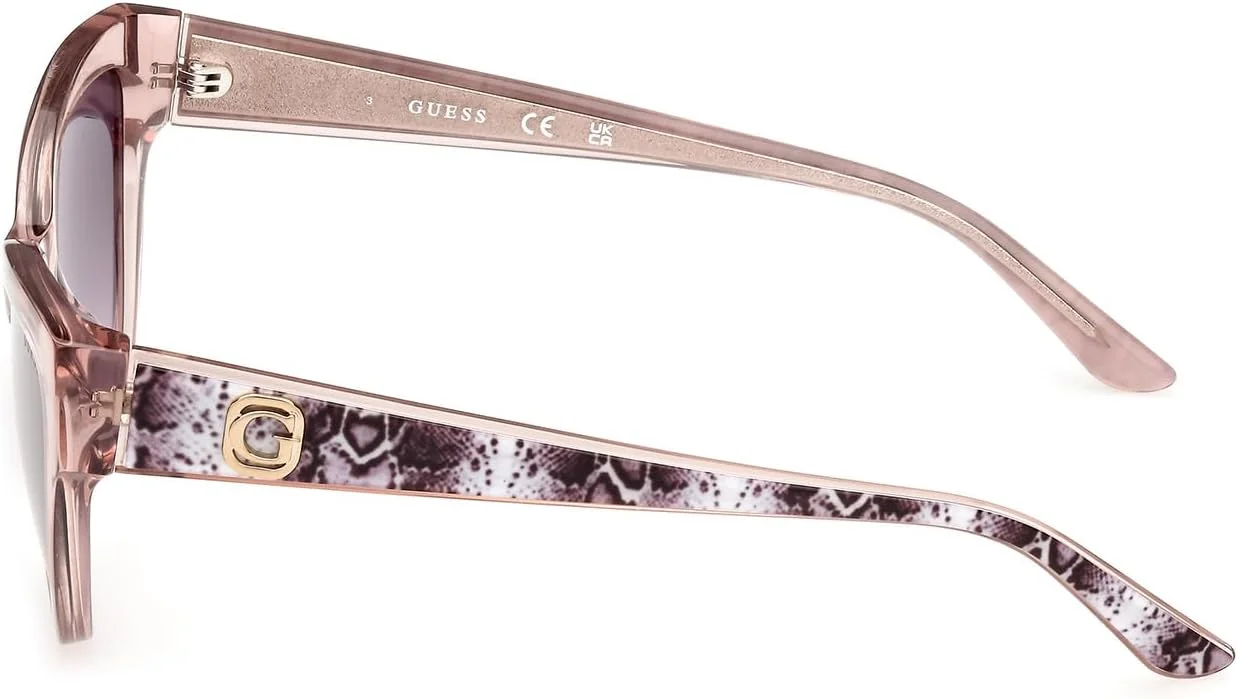 عینک آفتابی زنانه GUESS مدل GU0011257Z56، بژ براق، 56 میلیمتر با محافظت UV عینک آفتابی زنانه GUESS مدل GU0011257Z56، بژ براق، 56 میلیمتر با محافظت UV