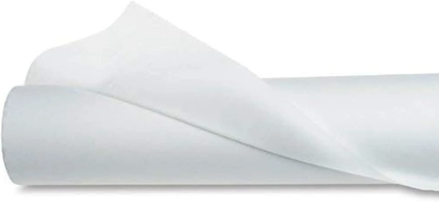 کاغذ بوم پارچه ای M Fabrics برای دوخت، لایی چسب پارچه ای بوکرام (آستر) - سفید، عرض 48 اینچ، بسته 2 متری