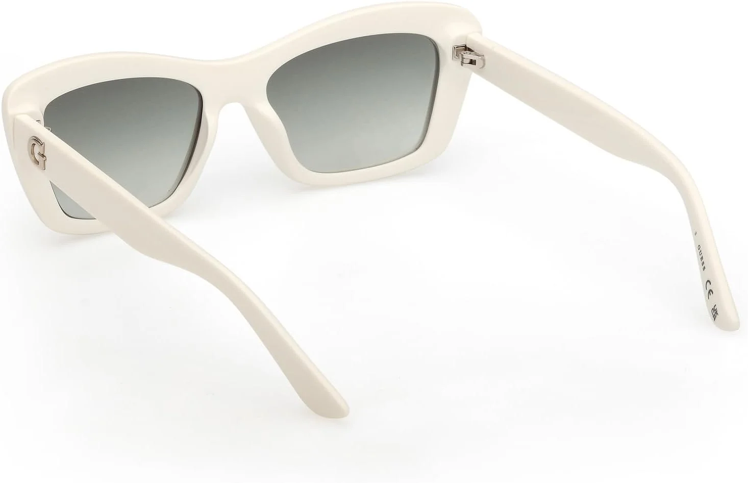 عینک آفتابی زنانه مستطیلی لبه دار کامل GUESS، سفید، 52 عینک آفتابی زنانه مستطیلی لبه دار کامل GUESS، سفید، 52