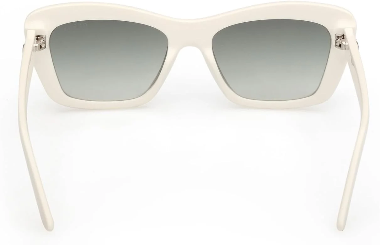 عینک آفتابی زنانه مستطیلی لبه دار کامل GUESS، سفید، 52 عینک آفتابی زنانه مستطیلی لبه دار کامل GUESS، سفید، 52