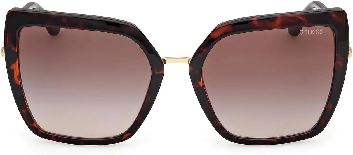 عینک آفتابی زنانه پروانه ای قهوه ای GUESS