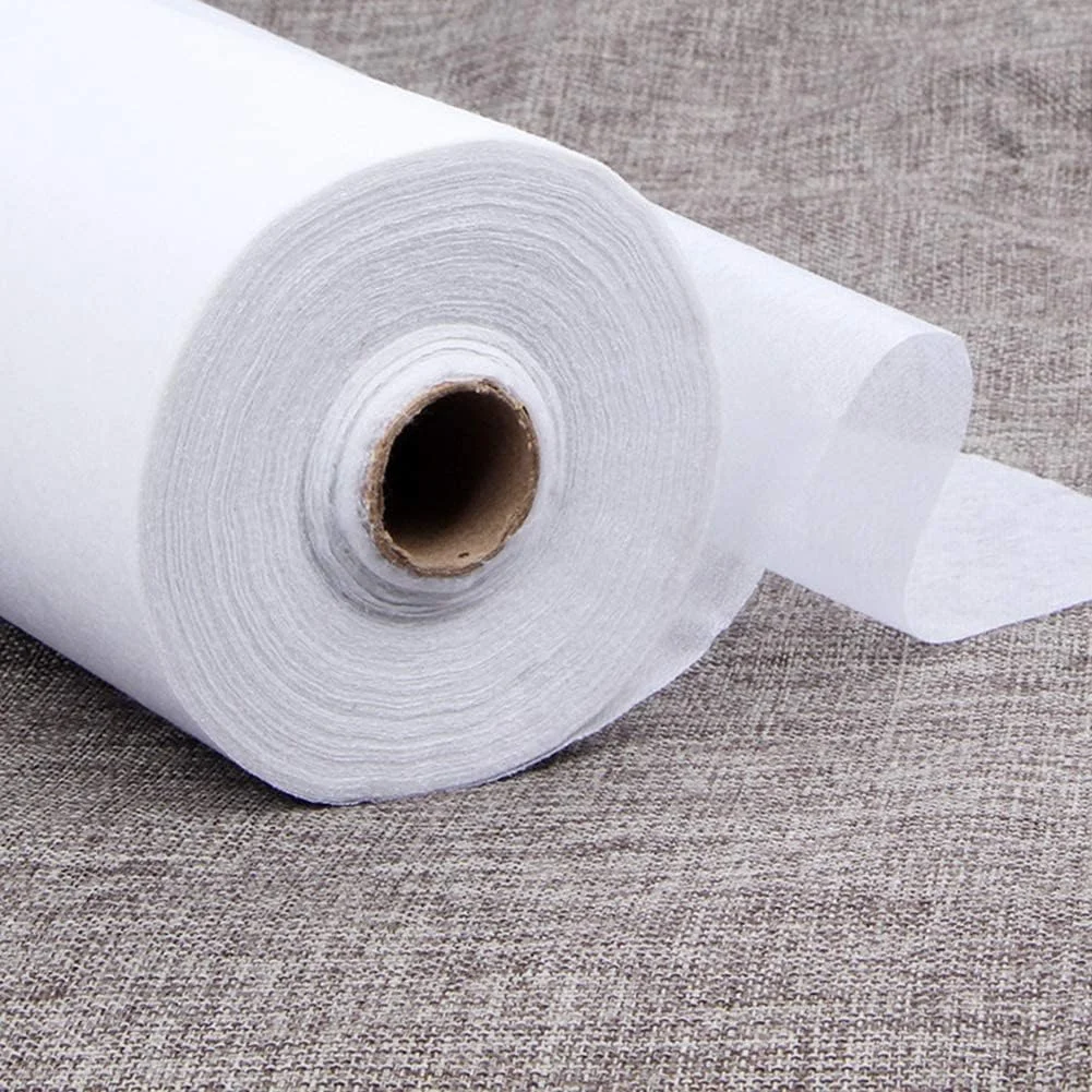 کاغذ بوم پارچه ای M Fabrics برای دوخت، لایی چسب پارچه ای بوکرام (آستر) - سفید، عرض 48 اینچ، بسته 2 متری کاغذ بوم پارچه ای M Fabrics برای دوخت، لایی چسب پارچه ای بوکرام (آستر) - سفید، عرض 48 اینچ، بسته 2 متری