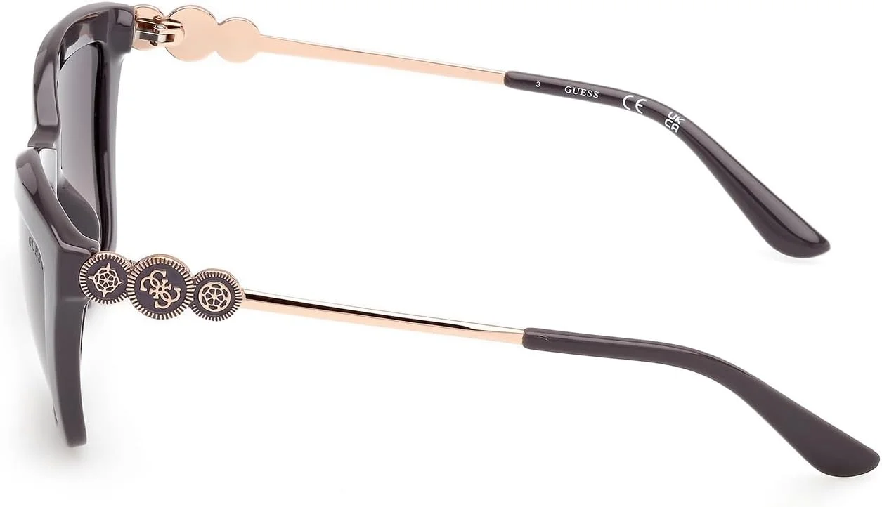 عینک آفتابی زنانه مستطیلی تمام فریم خاکستری GUESS عینک آفتابی زنانه مستطیلی تمام فریم خاکستری GUESS