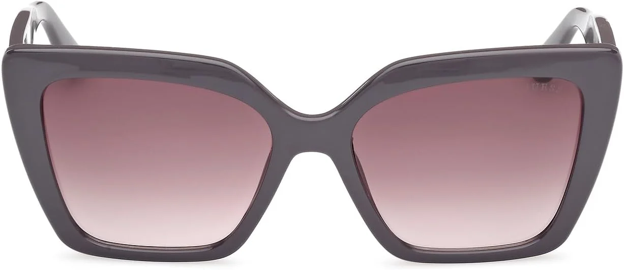 عینک آفتابی زنانه پروانه ای خاکستری GUESS GU0016220F55 عینک آفتابی زنانه پروانه ای خاکستری GUESS GU0016220F55