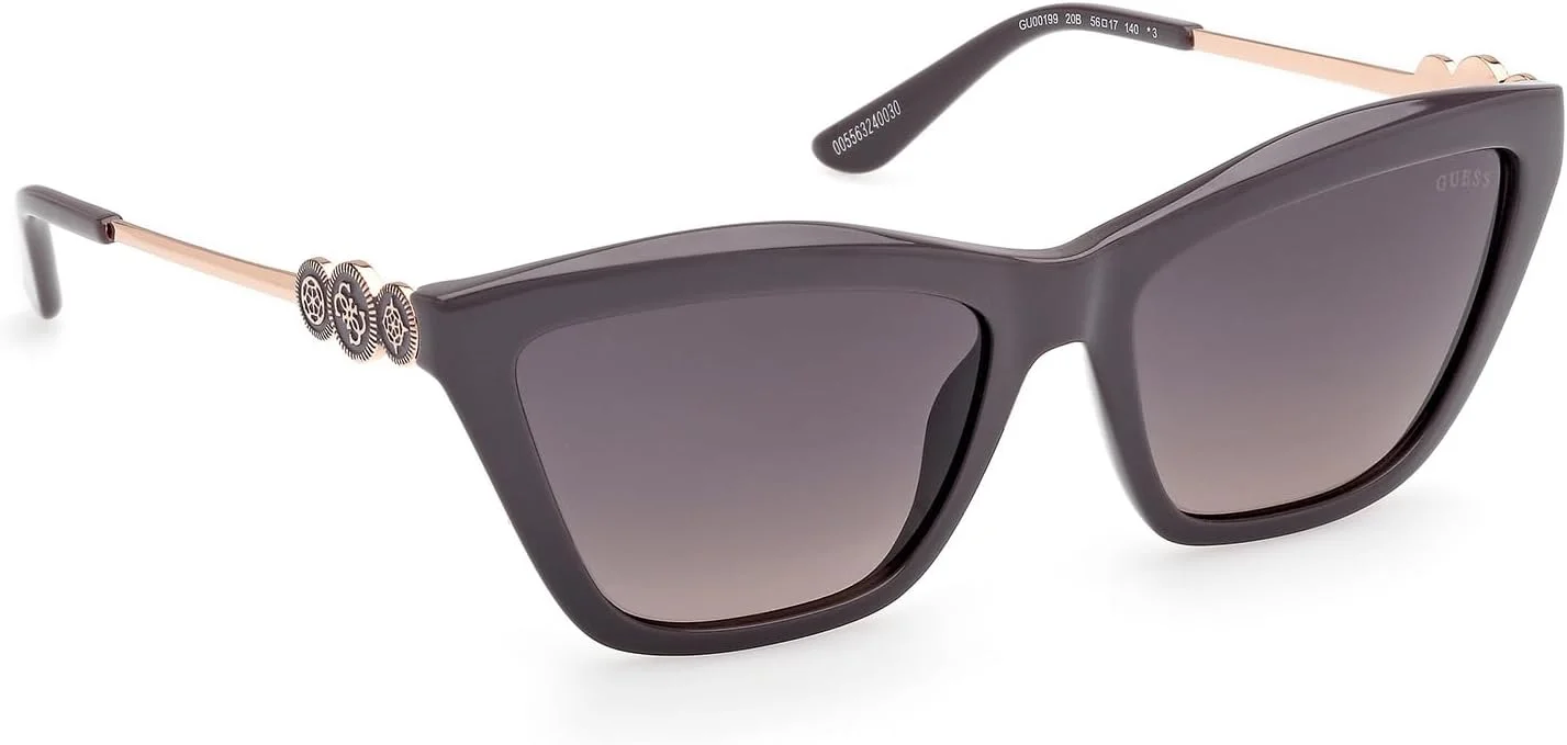 عینک آفتابی زنانه مستطیلی تمام فریم خاکستری GUESS عینک آفتابی زنانه مستطیلی تمام فریم خاکستری GUESS