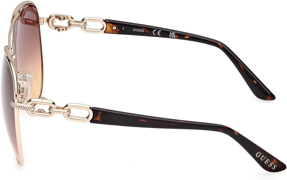 عینک آفتابی زنانه گس مدل GU0015833F61 طلایی فلزی خلبانی با محافظت UV عینک آفتابی زنانه گس مدل GU0015833F61 طلایی فلزی خلبانی با محافظت UV