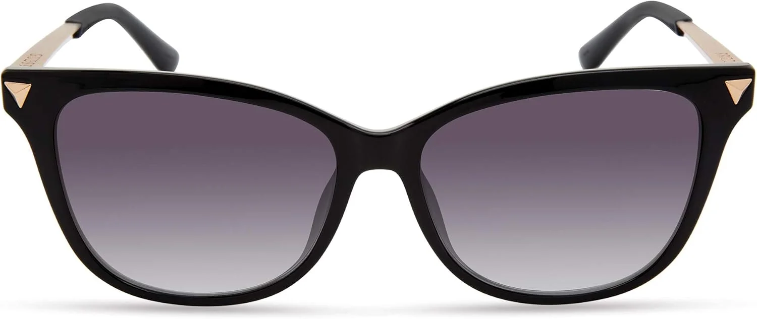 عینک آفتابی زنانه GUESS با طرح مربعی و تزیینات استود عینک آفتابی زنانه GUESS با طرح مربعی و تزیینات استود