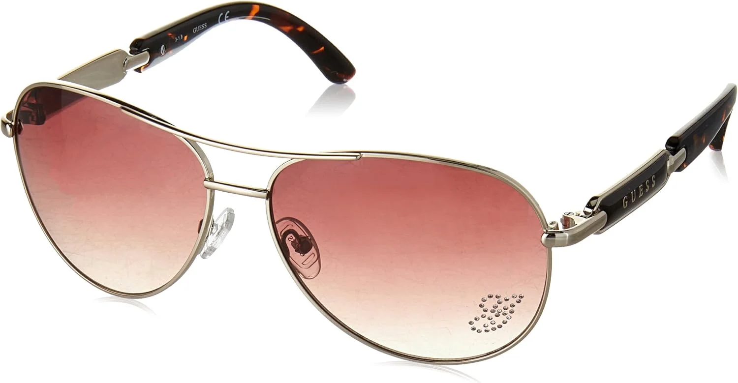 عینک آفتابی خلبانی فلزی زنانه گس