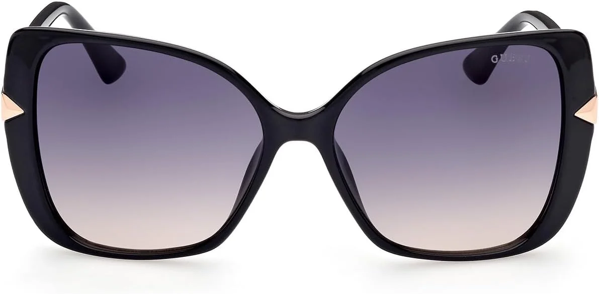 عینک آفتابی زنانه گس مدل GU782001B56 با محافظت UV، مشکی براق، سایز 56 میلی متر