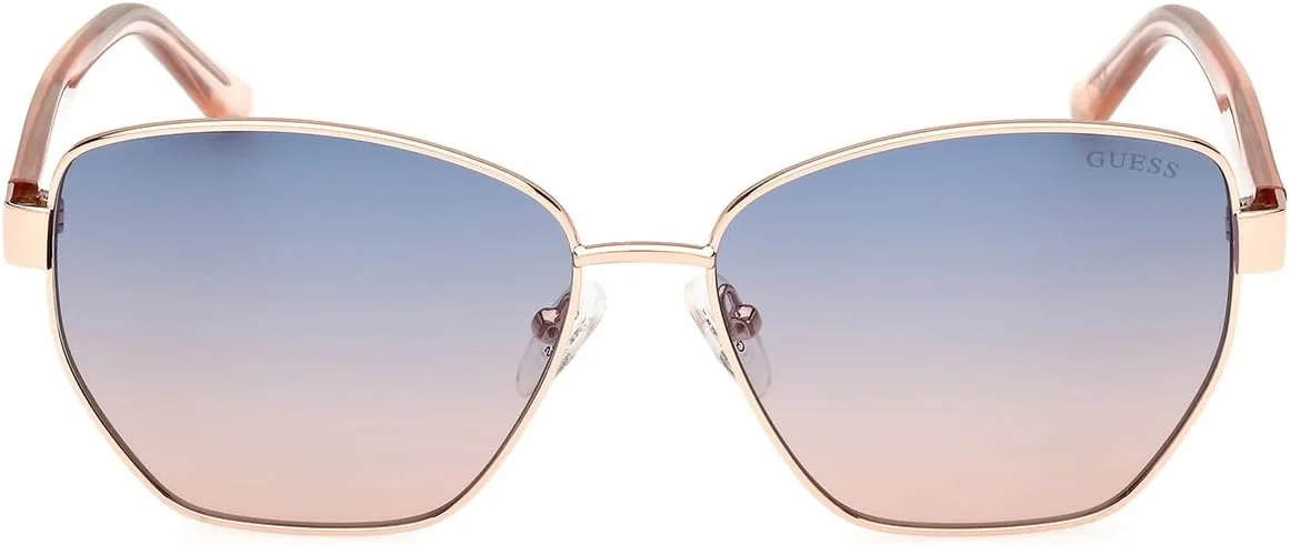 عینک آفتابی زنانه GUESS مدل GU0010228W56، رزگلد براق، 56 میلیمتر عینک آفتابی زنانه GUESS مدل GU0010228W56، رزگلد براق، 56 میلیمتر