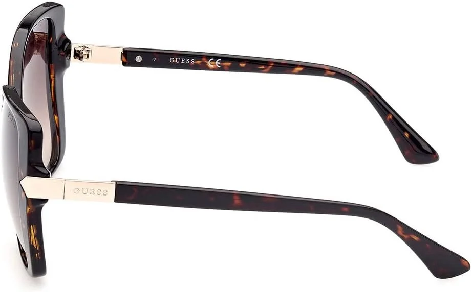 عینک آفتابی زنانه GUESS مدل GU782052F56 با محافظت UV، هاوانای تیره، 56 میلی متر عینک آفتابی زنانه GUESS مدل GU782052F56 با محافظت UV، هاوانای تیره، 56 میلی متر