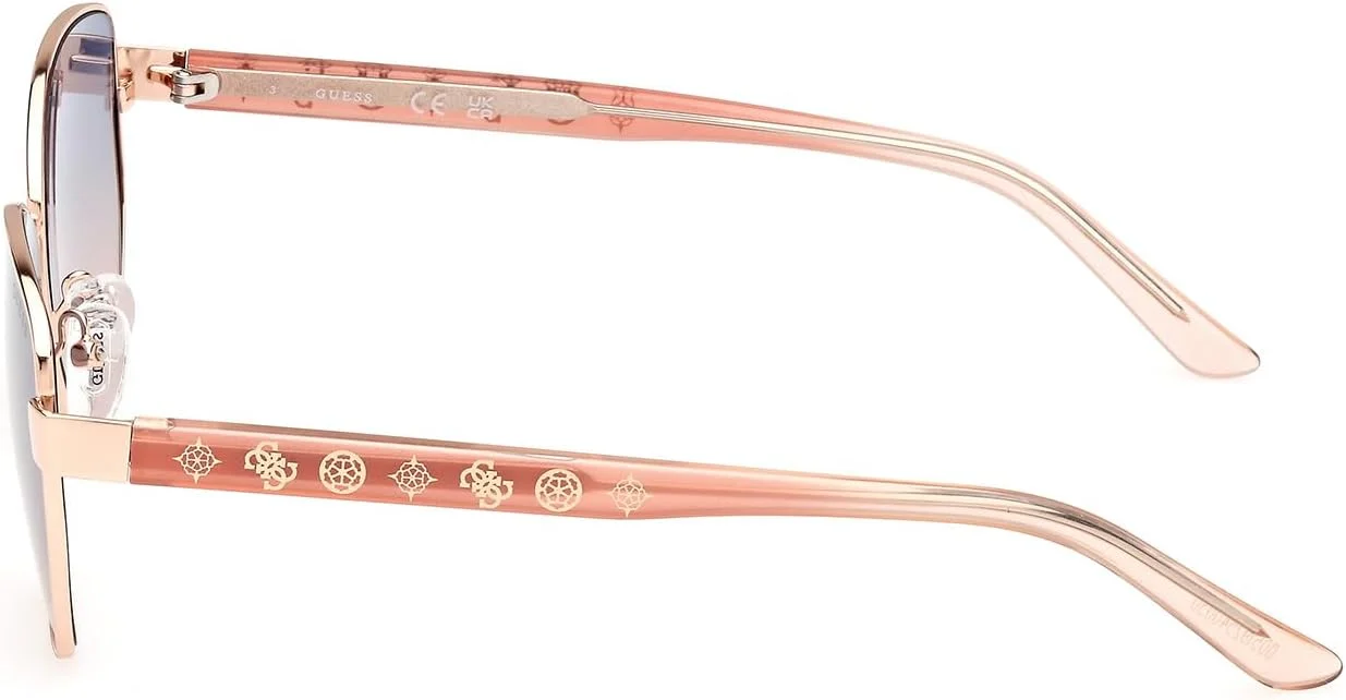 عینک آفتابی زنانه GUESS مدل GU0010228W56، رزگلد براق، 56 میلیمتر عینک آفتابی زنانه GUESS مدل GU0010228W56، رزگلد براق، 56 میلیمتر