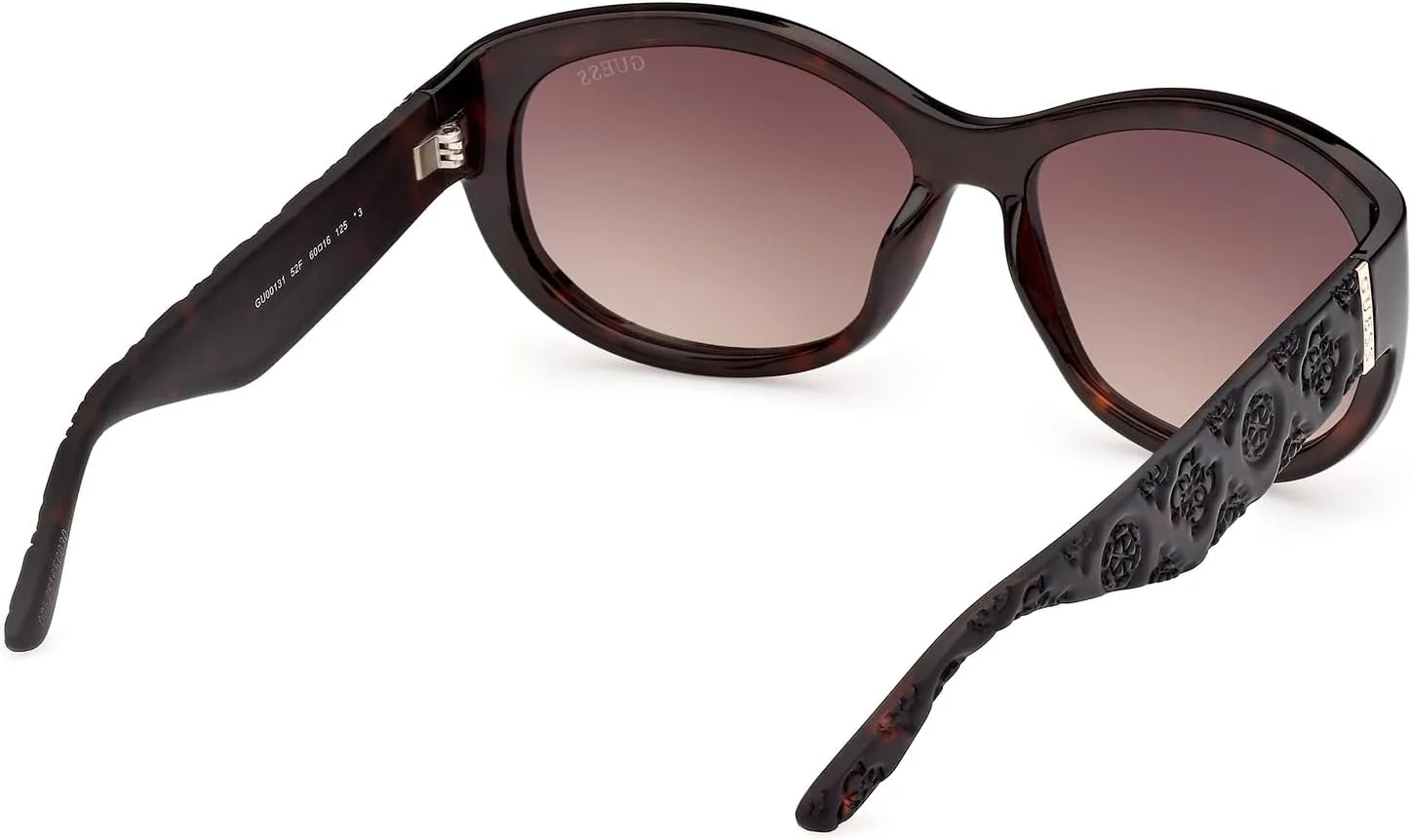 عینک آفتابی زنانه بیضی شکل قهوه ای GUESS عینک آفتابی زنانه بیضی شکل قهوه ای GUESS