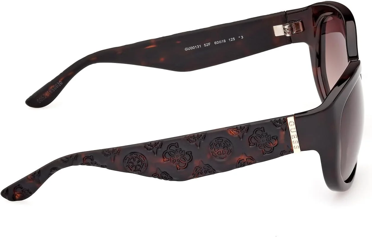 عینک آفتابی زنانه بیضی شکل قهوه ای GUESS عینک آفتابی زنانه بیضی شکل قهوه ای GUESS