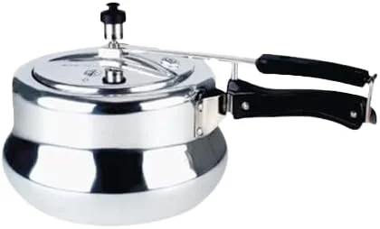 NANAK 2 L Handi Induction Bottom Pressure Cooker Inner Lid NANAK 2 L Handi Induction Bottom Pressure Cooker Inner Lid