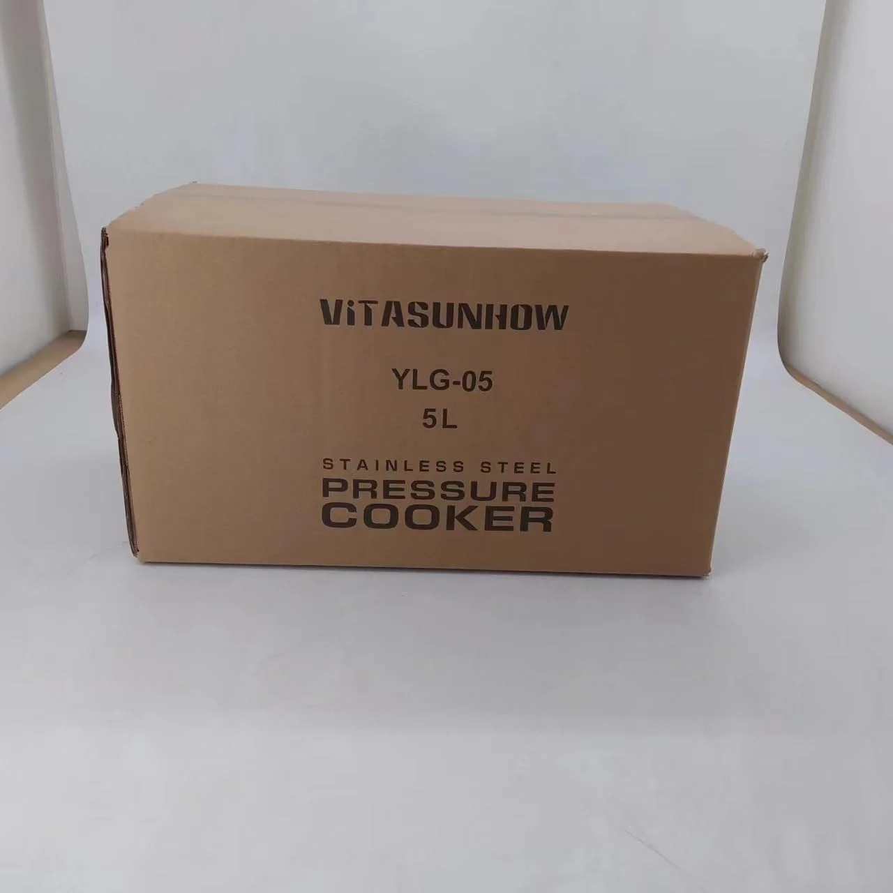 زودپز استیل ضد زنگ 4.7 کوارت / 5 لیتر، سازگار با القایی، توزیع یکنواخت حرارت، مناسب برای پخت و پز تحت فشار یا بخارپز (5 لیتر)