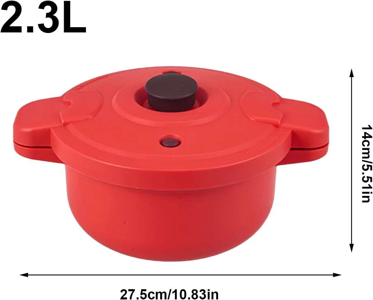 Microwave Pot,Multi-Function Pressure Cooking Pot - Cooking Tool Quick 2.3L Multifunctional Cooker for Dinner Workplace Travel Campus Dorm Kitchen Breakfast Lunch Home Microwave Pot,Multi-Function Pressure Cooking Pot - Cooking Tool Quick 2.3L Multifunctional Cooker for Dinner Workplace Travel Campus Dorm Kitchen Breakfast Lunch Home