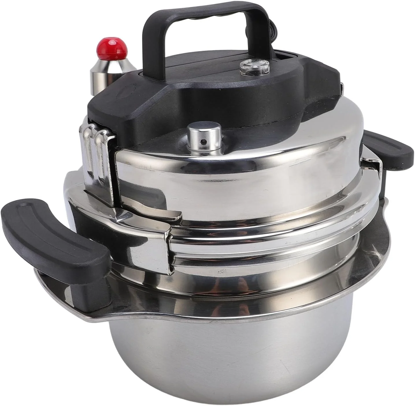 زودپز استیل مورلیان، قابلمه کارآمد و قابل حمل برای اجاق گاز، ظرفیت 2 لیتری، مناسب منزل و فضای باز زودپز استیل مورلیان، قابلمه کارآمد و قابل حمل برای اجاق گاز، ظرفیت 2 لیتری، مناسب منزل و فضای باز