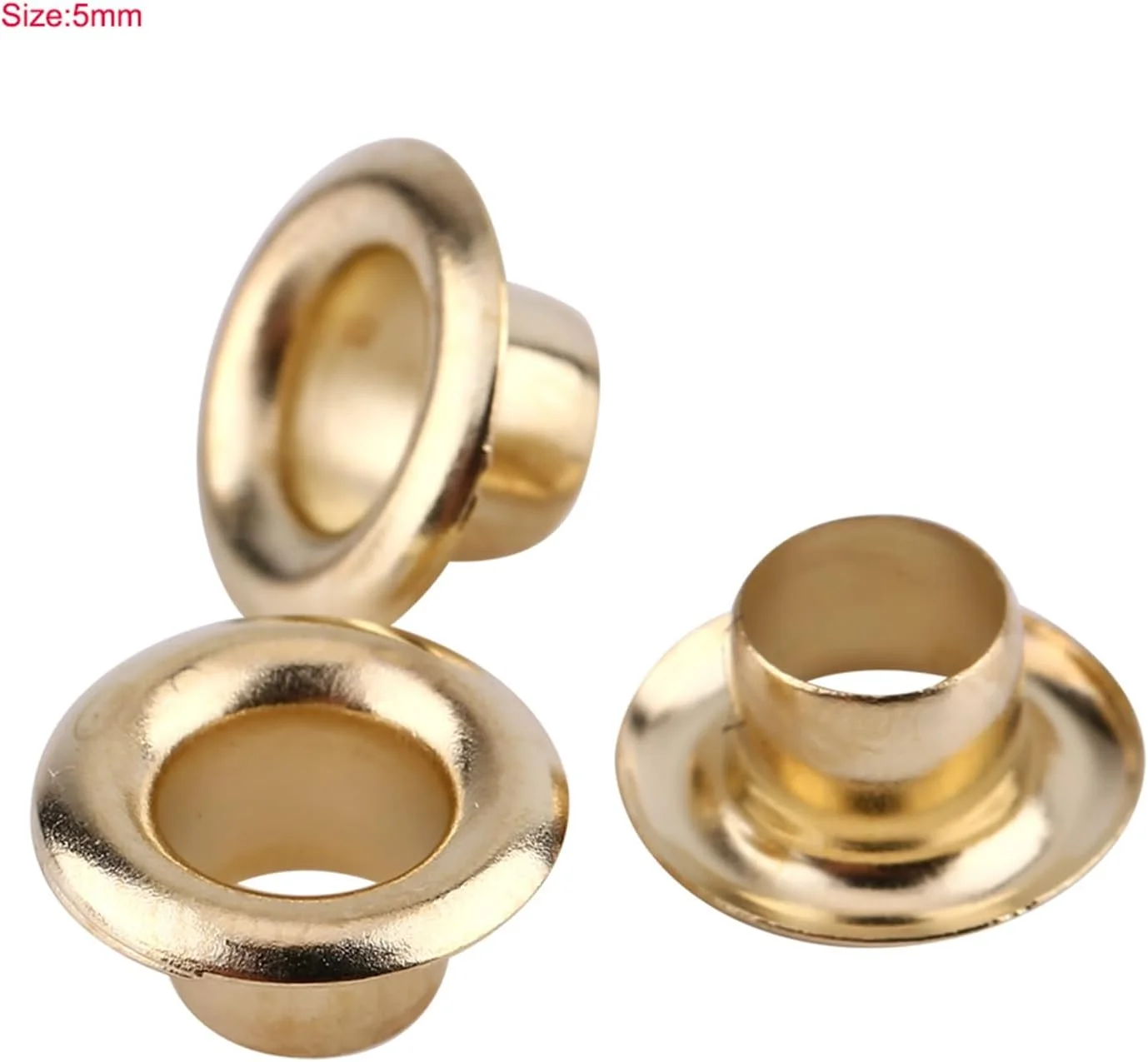 حلقه فلزی 5 میلیمتری، حلقه فلزی پانچ، حلقه پانچ فلزی برای اسکرپ بوک و صنایع دستی چرمی (طلایی) حلقه فلزی 5 میلیمتری، حلقه فلزی پانچ، حلقه پانچ فلزی برای اسکرپ بوک و صنایع دستی چرمی (طلایی)