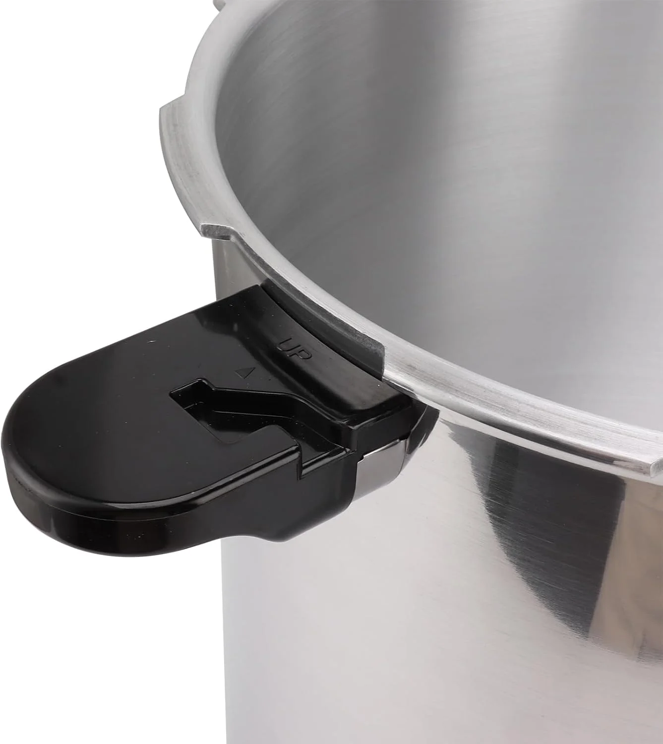 دیگ زودپز و کنسرو ساز Luocute، زودپز بزرگ 32 سانتی متری با گیج، کنسرو ساز آلیاژ آلومینیوم برای اجاق گاز و اجاق های مسطح، نقره ای