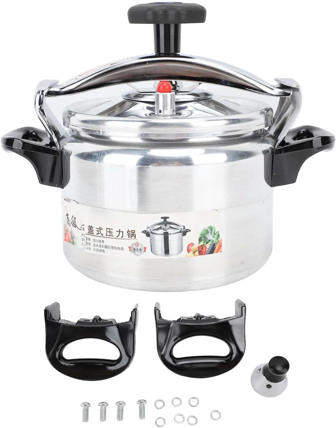 زودپز ضخیم ciciglow، زودپز آلومینیومی با ظرفیت بزرگ و نچسب، مقاوم در برابر انفجار، با پوشش نچسب، برای خورش، بخارپز و کنسرو کردن (3 لیتر) زودپز ضخیم ciciglow، زودپز آلومینیومی با ظرفیت بزرگ و نچسب، مقاوم در برابر انفجار، با پوشش نچسب، برای خورش، بخارپز و کنسرو کردن (3 لیتر)