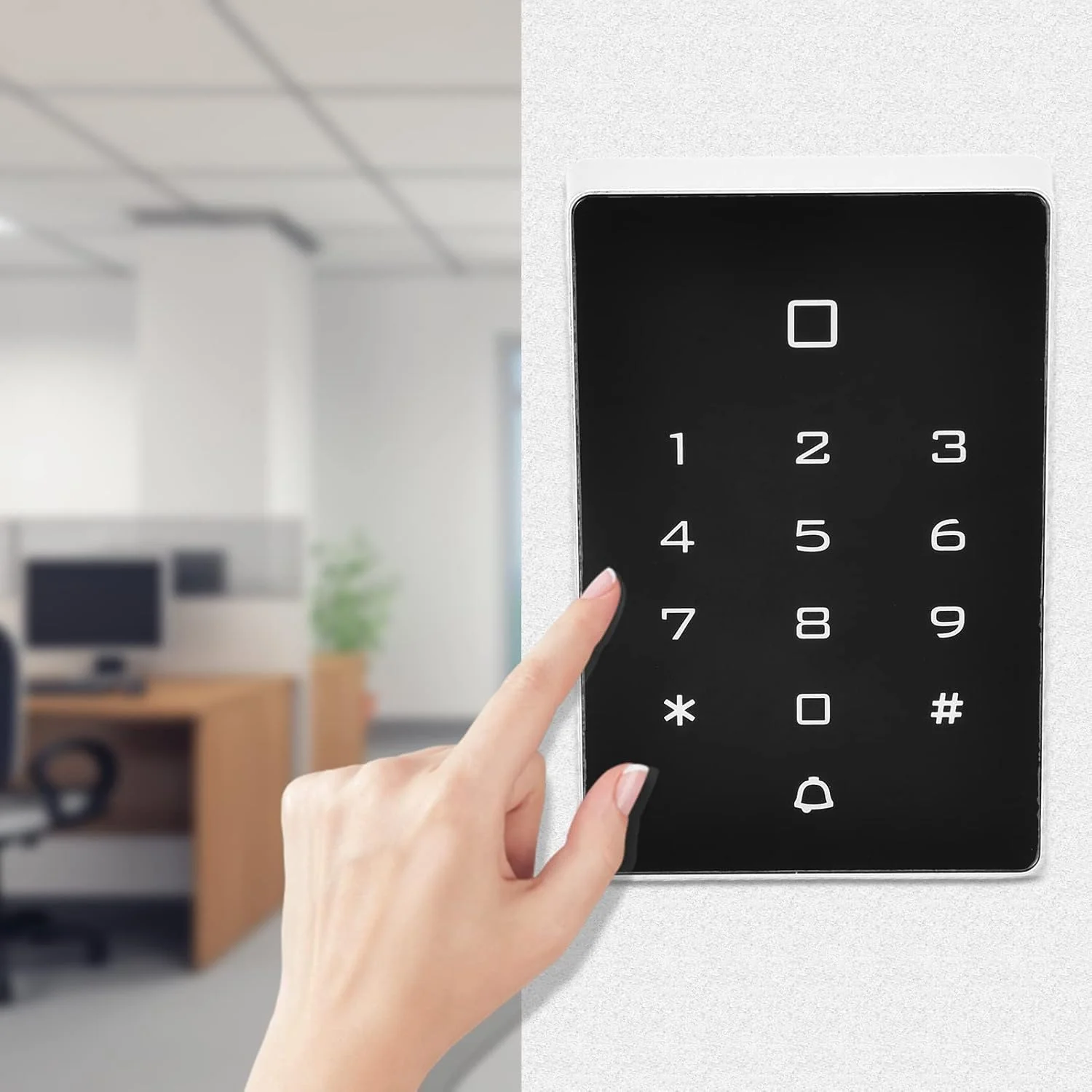 صفحه کلید کنترل دسترسی، صفحه کلید درب ورودی با حالت های دسترسی چندگانه، صفحه کلید ورودی پنل لمسی ضد آب با دوام بالا، ظرفیت 2000 کاربر برای خانه/دفتر صفحه کلید کنترل دسترسی، صفحه کلید درب ورودی با حالت های دسترسی چندگانه، صفحه کلید ورودی پنل لمسی ضد آب با دوام بالا، ظرفیت 2000 کاربر برای خانه/دفتر