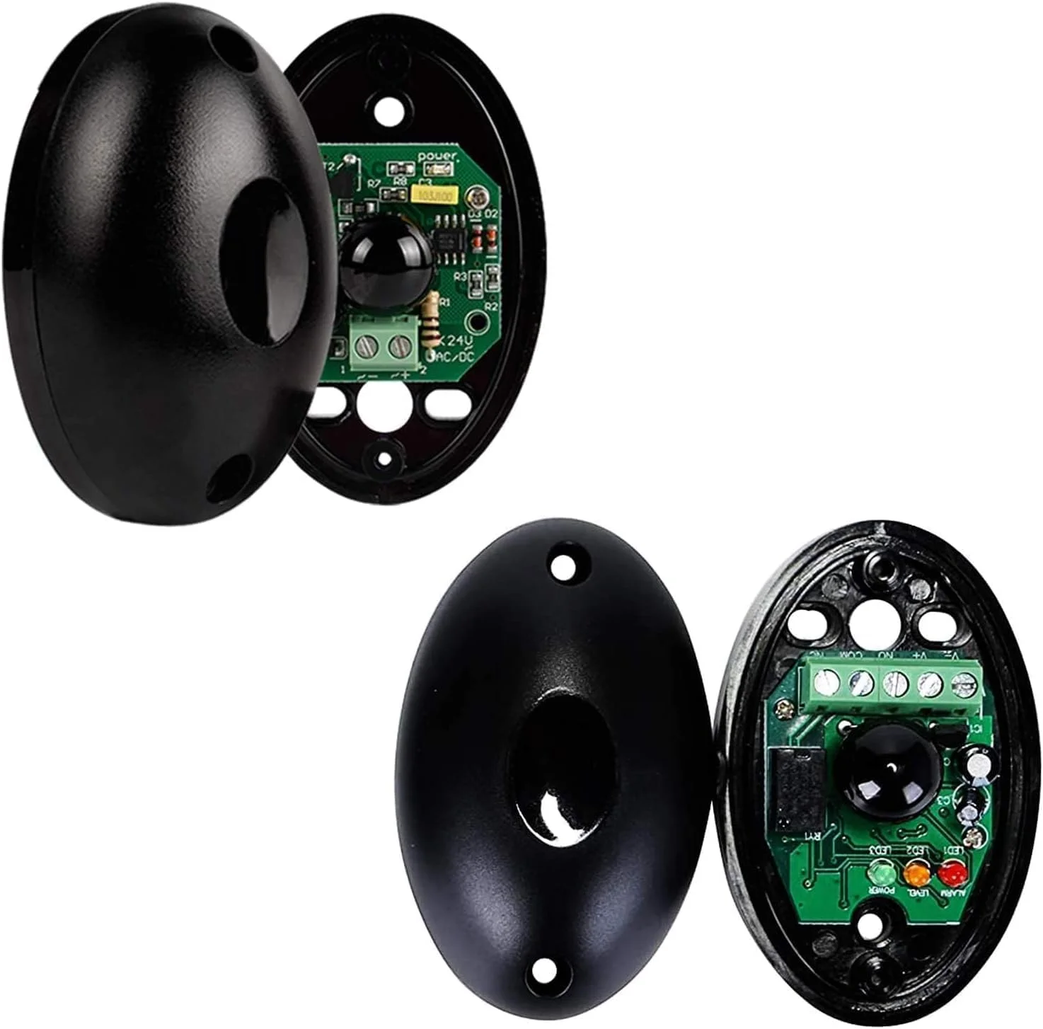 ست سنسور پرتو مادون قرمز فضای باز ChicAbode، آشکارساز فوتوسل با فرستنده و گیرنده، ضد آب و مقاوم در برابر نور، محدوده تشخیص 20 متری برای بازکننده دروازه، کنترل دسترسی ست سنسور پرتو مادون قرمز فضای باز ChicAbode، آشکارساز فوتوسل با فرستنده و گیرنده، ضد آب و مقاوم در برابر نور، محدوده تشخیص 20 متری برای بازکننده دروازه، کنترل دسترسی