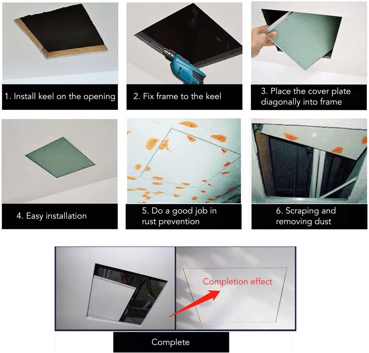 دریچه دسترسی قاب تخته گچی ساخت پنهان ضخیم شده آلیاژ آلومینیوم کنترل درب دهان پنهان تعمیر و نگهداری برای دفتر مرکز خرید هتل دریچه دسترسی قاب تخته گچی ساخت پنهان ضخیم شده آلیاژ آلومینیوم کنترل درب دهان پنهان تعمیر و نگهداری برای دفتر مرکز خرید هتل