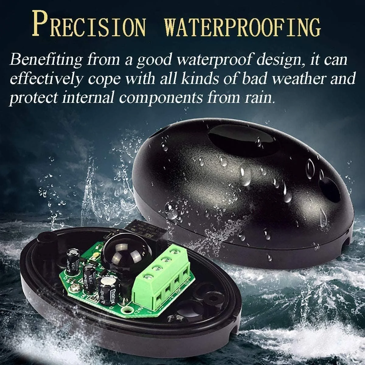 ست سنسور پرتو مادون قرمز فضای باز ChicAbode، آشکارساز فوتوسل با فرستنده و گیرنده، ضد آب و مقاوم در برابر نور، محدوده تشخیص 20 متری برای بازکننده دروازه، کنترل دسترسی ست سنسور پرتو مادون قرمز فضای باز ChicAbode، آشکارساز فوتوسل با فرستنده و گیرنده، ضد آب و مقاوم در برابر نور، محدوده تشخیص 20 متری برای بازکننده دروازه، کنترل دسترسی