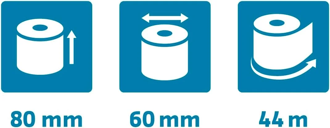 Exacompta - شماره مورد 43924E - جعبه 30 تایی بوبین برای ترازو - عرض 80 میلی متر x قطر 60 میلی متر - چاک 12 میلی متر - تماس ایمن ماندگاری طولانی بدون فنل - فروش بر اساس متر (+/-2 متر): 44 متر Exacompta - شماره مورد 43924E - جعبه 30 تایی بوبین برای ترازو - عرض 80 میلی متر x قطر 60 میلی متر - چاک 12 میلی متر - تماس ایمن ماندگاری طولانی بدون فنل - فروش بر اساس متر (+/-2 متر): 44 متر