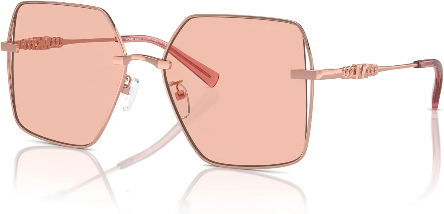 عینک آفتابی زنانه مایکل کورس مدل MK1157D Sanya، مربعی، طلایی رز براق/رز یکدست، 58 میلی متر، طلایی رز براق/رز یکدست، 58 میلی متر عینک آفتابی زنانه مایکل کورس مدل MK1157D Sanya، مربعی، طلایی رز براق/رز یکدست، 58 میلی متر، طلایی رز براق/رز یکدست، 58 میلی متر