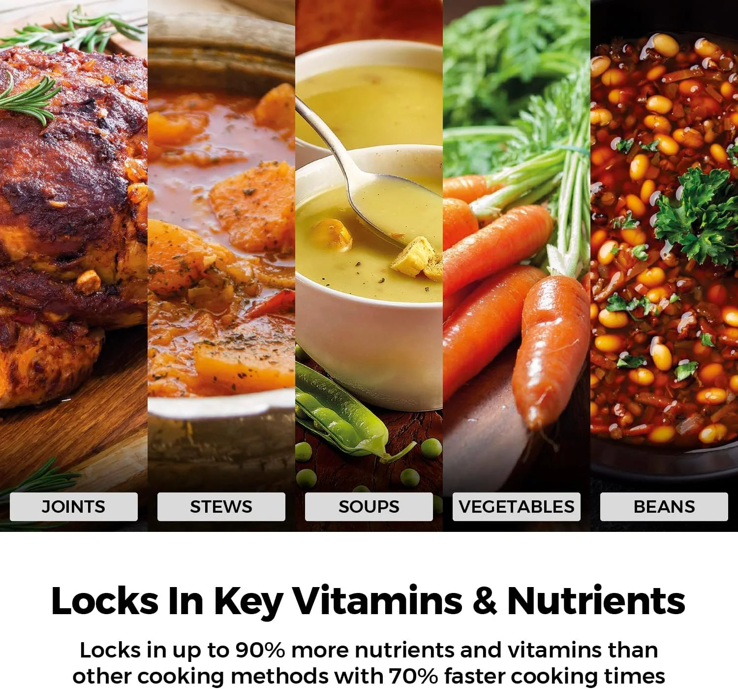 زودپز تاور مدل T920004S4L اکسپرس، دسته باکالیت با سیستم درب قفل ایمن، نشانگر فشار بصری، 4 لیتر، استیل ضد زنگ