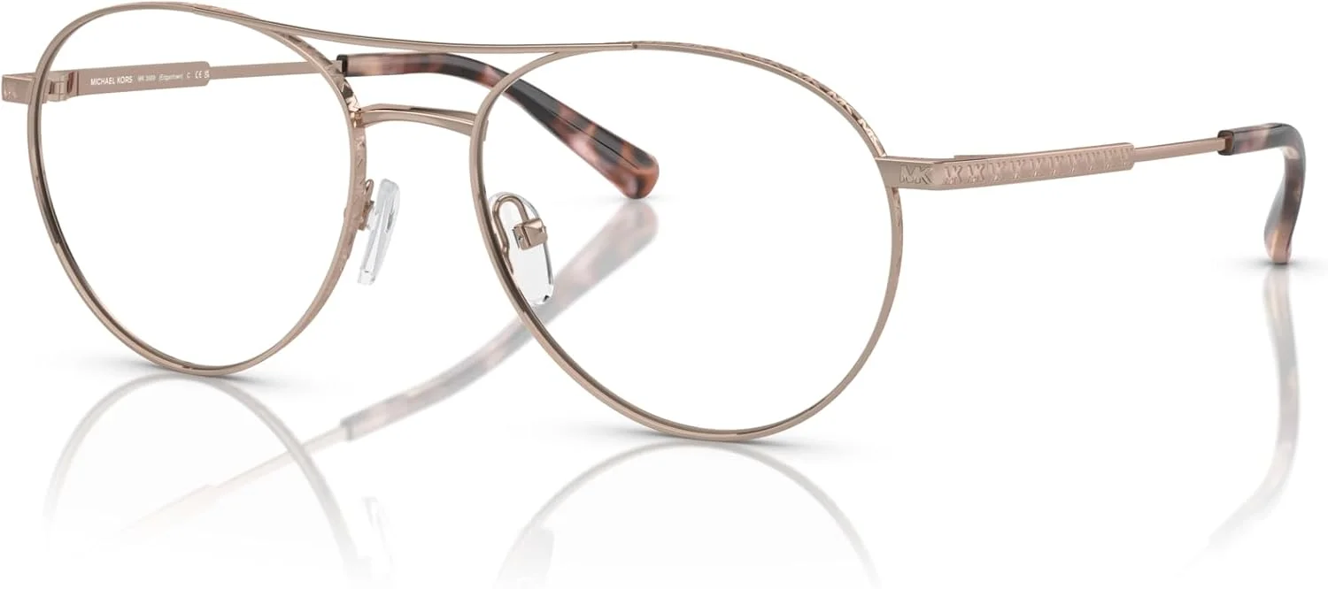 عینک طبی زنانه گرد Michael Kors مدل MK3069 Edgartown، طلایی رزگلد/لنز نمایشی، 54 میلی متر عینک طبی زنانه گرد Michael Kors مدل MK3069 Edgartown، طلایی رزگلد/لنز نمایشی، 54 میلی متر