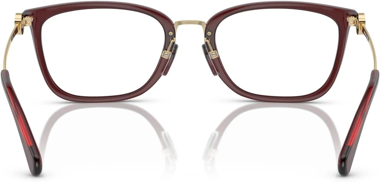 عینک طبی زنانه مستطیلی Michael Kors مدل MK4054 Captiva، قرمز تیره/لنز نمایشی، 54 میلی متر عینک طبی زنانه مستطیلی Michael Kors مدل MK4054 Captiva، قرمز تیره/لنز نمایشی، 54 میلی متر