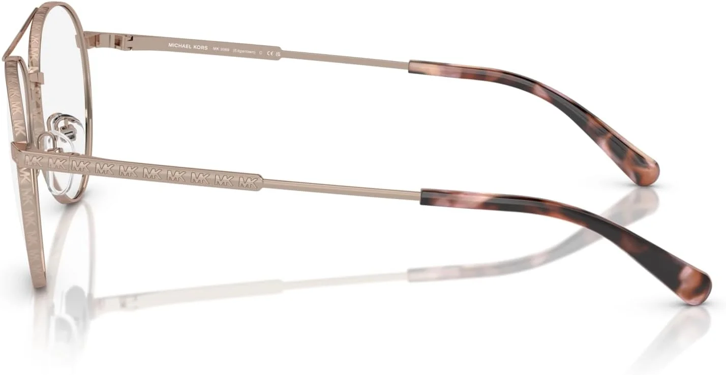 عینک طبی زنانه گرد Michael Kors مدل MK3069 Edgartown، طلایی رزگلد/لنز نمایشی، 54 میلی متر عینک طبی زنانه گرد Michael Kors مدل MK3069 Edgartown، طلایی رزگلد/لنز نمایشی، 54 میلی متر