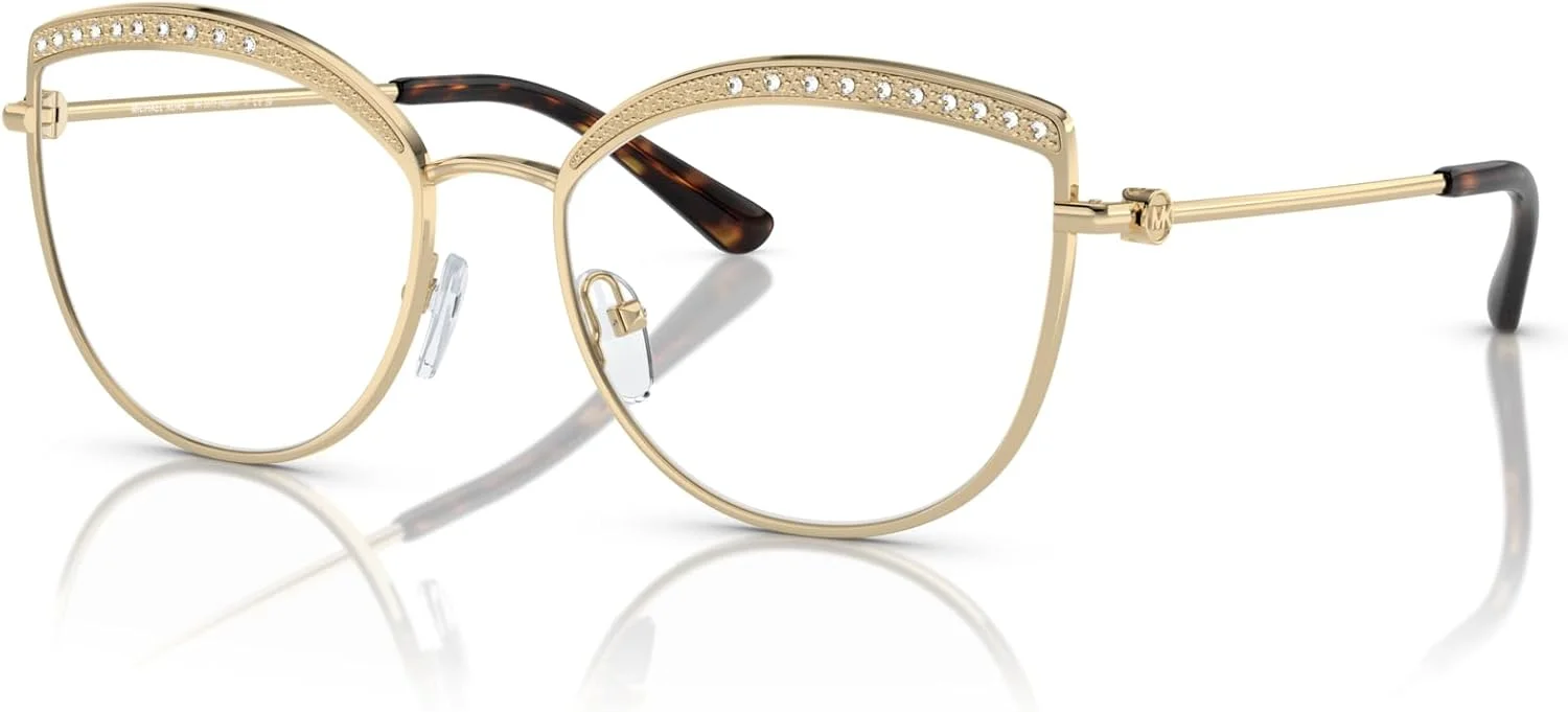 فریم عینک طبی چشم گربه ای زنانه مایکل کورس مدل MK3072 Napier، طلایی روشن/نگین کریستالی/لنز نمایشی، 54 میلی متر، طلایی روشن/نگین کریستالی/لنز نمایشی، 54 میلی متر فریم عینک طبی چشم گربه ای زنانه مایکل کورس مدل MK3072 Napier، طلایی روشن/نگین کریستالی/لنز نمایشی، 54 میلی متر، طلایی روشن/نگین کریستالی/لنز نمایشی، 54 میلی متر