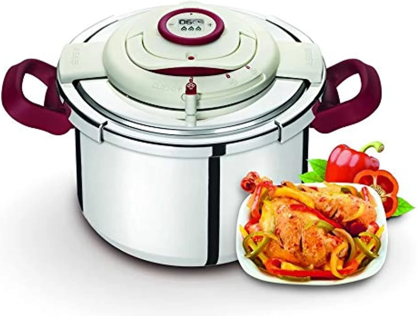 زودپز کلیپسو پرسیژن تفال، استیل ضد زنگ، 10 لیتر، نقره ای P4411562 زودپز کلیپسو پرسیژن تفال، استیل ضد زنگ، 10 لیتر، نقره ای P4411562
