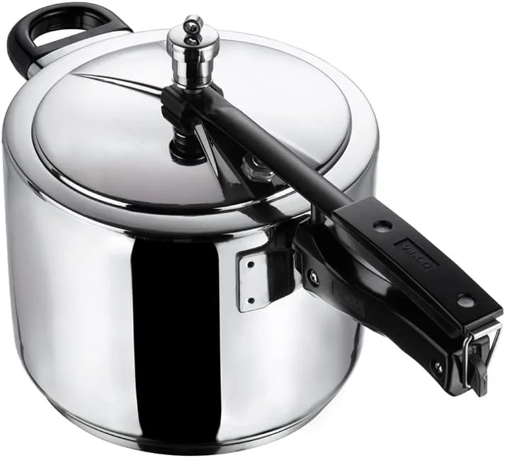 زودپز استیل ضد زنگ درب داخلی و مناسب برای اجاق های القایی وینو، ۷ لیتر، مدل VPCI07، بخارپز، زودپز فشار بالا