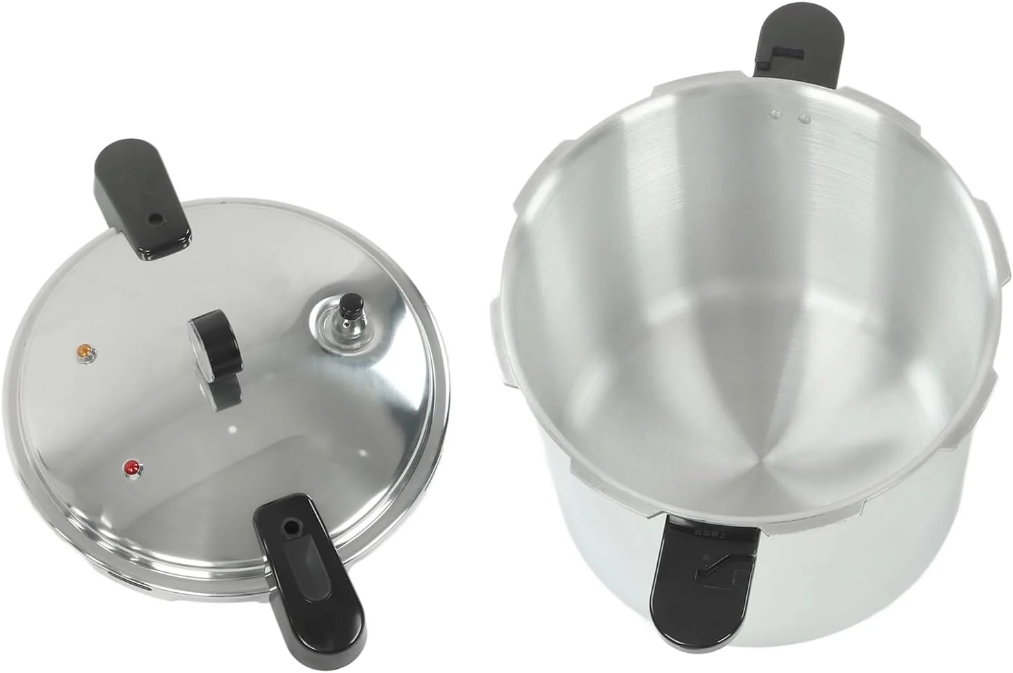 زودپز سوراندی با گیج و دریچه تخلیه، آلیاژ آلومینیوم 23 لیتری، قابلمه ضد انفجار برای بخارپز و خورشت با قفل ایمنی و دسته عایق ضد جوش برای منزل زودپز سوراندی با گیج و دریچه تخلیه، آلیاژ آلومینیوم 23 لیتری، قابلمه ضد انفجار برای بخارپز و خورشت با قفل ایمنی و دسته عایق ضد جوش برای منزل