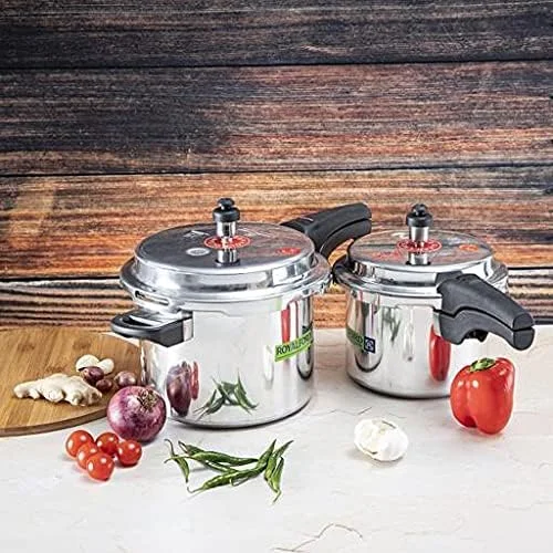 زودپز آلومینیومی رویال فورد 5 و 3 لیتری - دسته راحت، پخت یکنواخت | طراحی قابل حمل و جمع و جور | ایده آل برای مرغ، ماهی، برنج، گوشت گاو و موارد دیگر زودپز آلومینیومی رویال فورد 5 و 3 لیتری - دسته راحت، پخت یکنواخت | طراحی قابل حمل و جمع و جور | ایده آل برای مرغ، ماهی، برنج، گوشت گاو و موارد دیگر