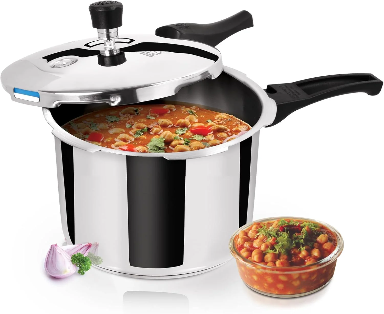 زودپز 3 لیتری میلتون با درب بیرونی، کف ساندویچی استیل ضد زنگ مناسب برای اجاق القایی، صفحه داغ و مقاوم در برابر شعله، ایمن برای مواد غذایی، سیستم رهاسازی واشر - نقره ای زودپز 3 لیتری میلتون با درب بیرونی، کف ساندویچی استیل ضد زنگ مناسب برای اجاق القایی، صفحه داغ و مقاوم در برابر شعله، ایمن برای مواد غذایی، سیستم رهاسازی واشر - نقره ای