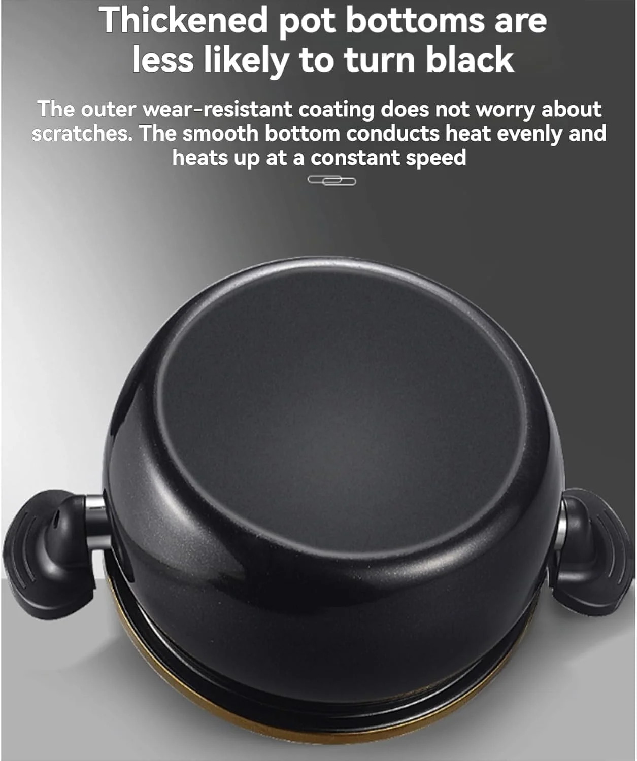 زودپز کوچک، دیگ زودپز 8 لیتری با گرمایش سریع و دستگیره های قفل دار، قابلمه نچسب با درب شیشه ای ایستاده برای اجاق گاز، القایی و برقی (سفید)