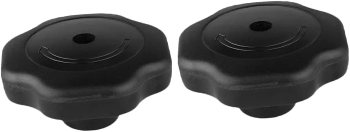 2 عدد دستگیره درب زودپز، کلید چرخشی، نوع گلند پلاستیکی، مشکی برای چرخاندن