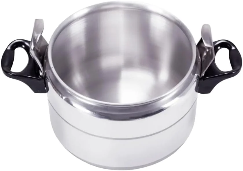 زودپز آلیاژ آلومینیوم جنریک، 5 لیتری، سازگار با اجاق گاز، پخت سریع گوشت، سوپ، برنج، حبوبات