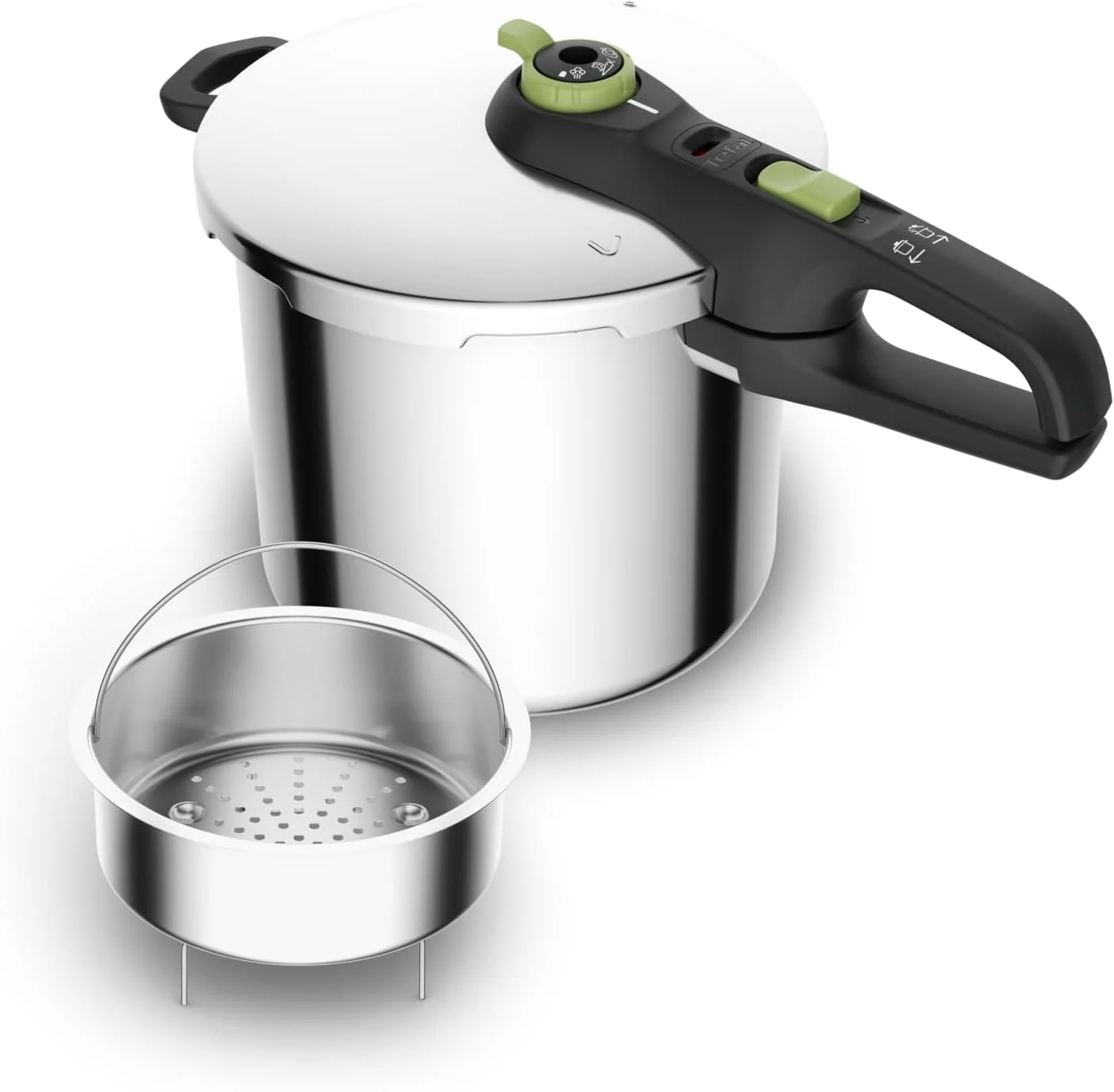 زودپز ۸ لیتری تفال مدل Secure Trendy | پخت سریع، طراحی جذاب | ۲ برنامه پخت | ایمن | سازگار با اجاق های القایی | P2584402