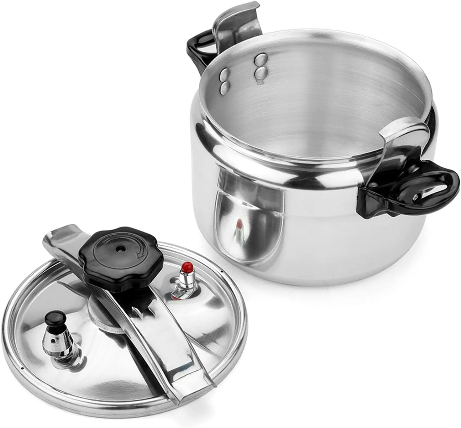 زودپز 3 لیتری، دیگ زودپز آلومینیومی 3 لیتری با ساختار یکپارچه مناسب برای تهیه سوپ، پختن نودل و بخارپز کردن نان، 3 لیتر